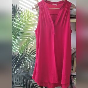 Lush Berry Pink Sleeveless Dress - Women's Size Large